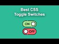 How to Create an Animated Toggle Button Using Only HTML and CSS | Toggle Button html css