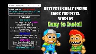 Pixel worlds - Best cheat engine hack tutorial