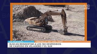 Buscan reinsertar a los 160 despedidos de Casposo en Veladero y el sur