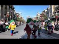 mickey s once upon a christmastime parade at magic kingdom 2024