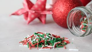 How To Make Christmas Sprinkles - By One Kitchen Episode 334