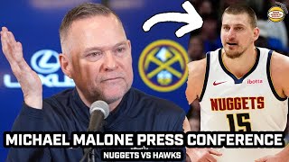 Michael Malone on Coaching Jokic 10+ Years \u0026 Defense After WIN vs ATL