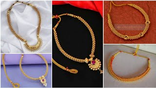 Maharashtrian kanthi| Maharashtrian Gold jewellery- Ladies fashion jewellery