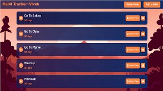 Coding Ninjas React Skill Test-3 || Habit Tracker Using React | Coding Ninjas Habit Tracker React