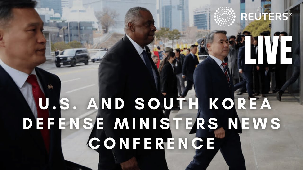 LIVE: U.S. And South Korea Defense Ministers Hold News Conference - YouTube