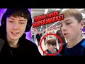 Matt REACTS to his old video - building a Fort Inside A Supermarket!