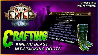 PoE 3.19 - Crafting Abyssal Int Stacker Boots for @Omisid