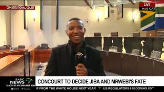 Nomgcobo Jiba not present at the ConCourt