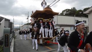 2014堺市だんじり祭り美福連合・宵宮　大森①（平成26年5月4日）