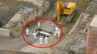 An Excavator Bursts Open Rock, Then Miners Discover Something Shocking