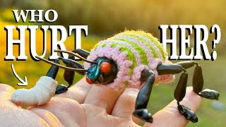 I Made A Tiny Bug In A Sweater | DIY Art Doll