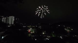 令和六年 大六天神社から見た坂本花火