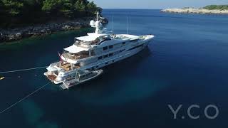 $32 million 54m Amels M/Y Spirit with Jonathan Zwaans of YCO at the LYBRA Superyacht Show Barcelona