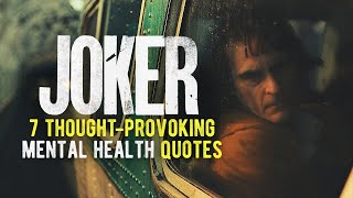 Joker (2019) - 7 Thought-Provoking Mental Health Quotes // Video Essay