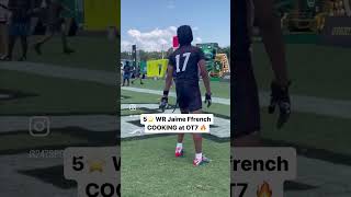 5-star WR jaime Ffrench (No.25 in Top 247) is the REAL DEAL😤🏈 #football #micup #blurrr #youtube