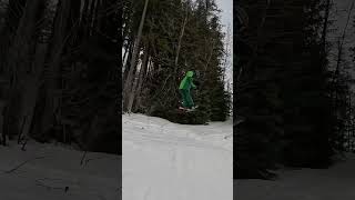 9 Year Old Skiier  #ski #skiing #jump