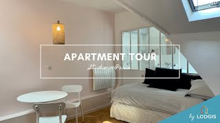 Apartment Tour // Furnished  16.5m2 in Paris – Ref : 10921598