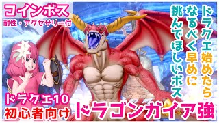 【ドラクエ10】コインボスのドラゴンガイア強は少し面倒い！耐性〜合成まで紹介【初心者向け】