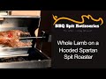 Whole Lamb on a Hooded Spartan Spit Roaster