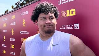 USC DL Kobe Pepe on coming back from injury, rising to challenges, 2024 opportunities