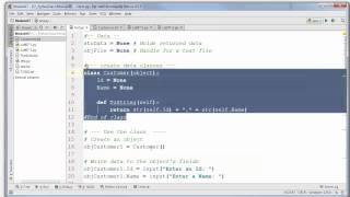 Python Module 07 10 Saving Data from an Object