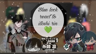 Blue lock react to itoshi rin||BLUE LOCK||angst||manga spoilers||part 1/2||AniMIZU||