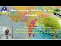 lecture 4 scope of geomorphology भूरूपशास्त्राची व्याप्ती