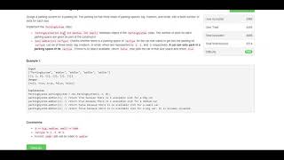 1603 Design Parking System Java