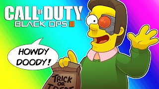 Black Ops 3 Zombies Funny Moments - Terroriser's Hell is a Simpsons Map