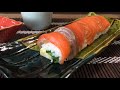 海苔を使わず魚で巻く！？すし恵方巻きを作ってみた sushi ehou maki