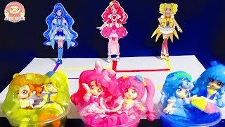 【あみだくじ】スライムの中にぷりきゅーとがいっぱい！あみだくじでベタベタなプリキュアたちを助けよう♪ヒーリングっど❤️プリキュア