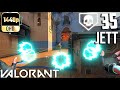 Valorant- 35 Kills As Jett Bind Unrated Full Gameplay #44! (No Commentary)