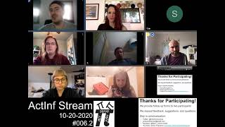ActInf Livestream #006.2 ~ "A tale of two densities: active inference is enactive inference" (2020)