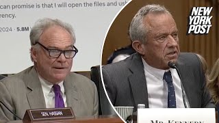 Kaine gobsmacked that RFK Jr. said it's 'hard to tell what is a conspiracy theory' regarding 9/11