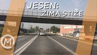 Žepče - Zenica || Time lapse (Jesen, novi autoput i tako)