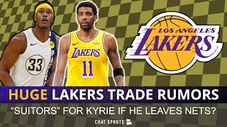Lakers Suitors For Kyrie Irving Per Shams? Lakers Trade Rumors Ft. Myles Turner, Malcolm Brogdon
