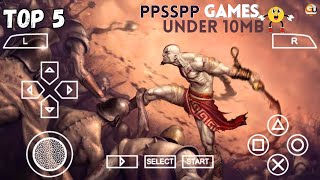 Top 5 Best PPSSPP Games Under 10MB | PPSSPP Games 10MB