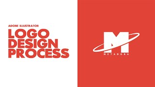 Logo Design Process | Metadora | Adobe illustrator | Logo For Metal Factory