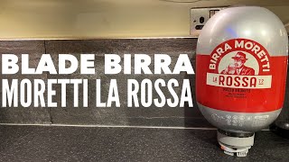 BLADE BEER Birra Moretti La Rossa Bock Review | Heineken Blade Beer Review