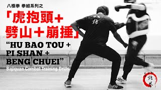 八極拳 拳組系列「虎抱頭＋劈山＋崩捶」Bajiquan Combat Training Drills “HuBaoTou + PiShan + Beng Chuei”