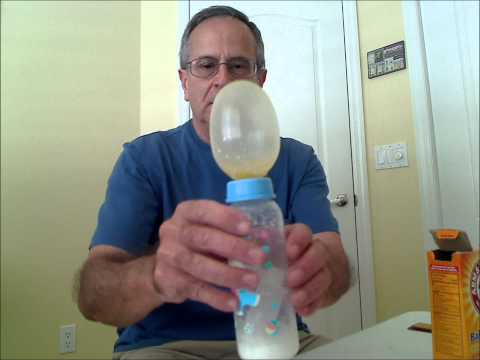 The Reaction of Baking Soda with Vinegar in a Baby Bottle The Reaction of Baking Soda with Vinegar in a Baby Bottle