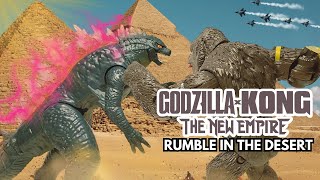 RUMBLE IN THE DESERT - Godzilla x Kong Stop Motion