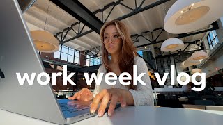 week in my life as a software engineer in NYC | 9-5 office days, creator dinner & my fav taco spot