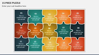 15 Piece Puzzle Animated PowerPoint Slides