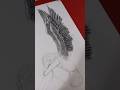 How to draw wings /Angel wings Drwing short