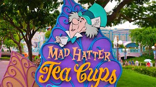 Mad Hatter Tea Cups - Hong Kong Disneyland Ride [4K60 POV]