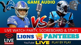 Lions vs. Panthers Live Stream Reactions & Updates On Highlights For NFL Sunday Football Week 11