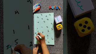 Play idea montessori activity number