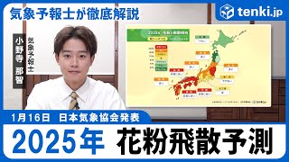 【2025年花粉飛散予測】九州から北海道にかけて花粉飛散量は多い予想...手軽にできる花粉対策も紹介