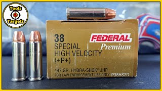 Shockingly BAD Hydra Shok!...Federal Premium .38 Special Hydra-Shok Self-Defense AMMO Test!